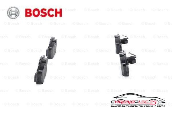 Achat de BOSCH 0 986 494 256 Kit de plaquettes de frein, frein à disque pas chères