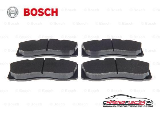 Achat de BOSCH 0 986 494 257 Kit de plaquettes de frein, frein à disque pas chères