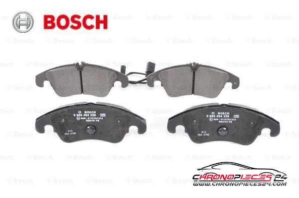 Achat de BOSCH 0 986 494 259 Kit de plaquettes de frein, frein à disque pas chères