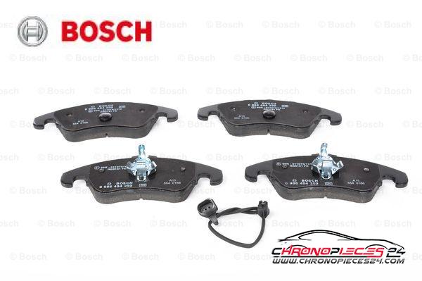 Achat de BOSCH 0 986 494 259 Kit de plaquettes de frein, frein à disque pas chères