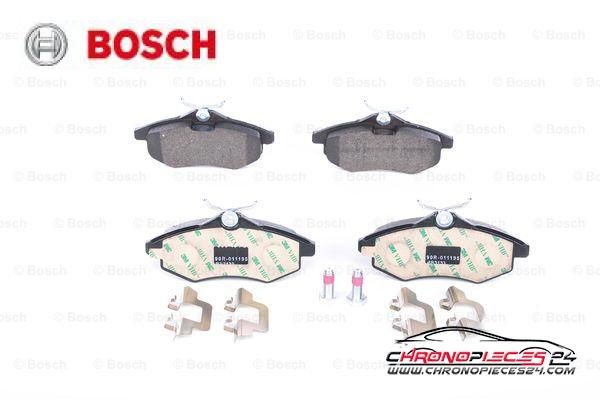 Achat de BOSCH 0 986 494 262 Kit de plaquettes de frein, frein à disque pas chères