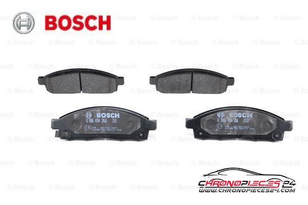 Achat de BOSCH 0 986 494 268 Kit de plaquettes de frein, frein à disque pas chères