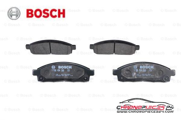 Achat de BOSCH 0 986 494 268 Kit de plaquettes de frein, frein à disque pas chères