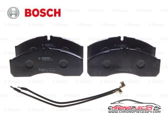 Achat de BOSCH 0 986 494 273 Kit de plaquettes de frein, frein à disque pas chères