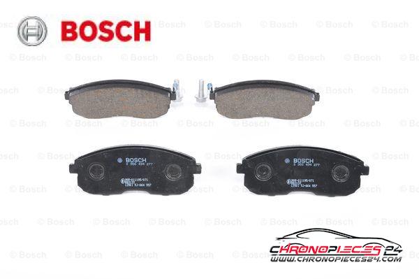 Achat de BOSCH 0 986 494 277 Kit de plaquettes de frein, frein à disque pas chères