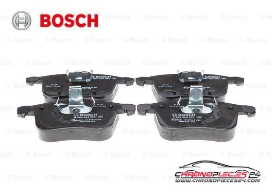 Achat de BOSCH 0 986 494 280 Kit de plaquettes de frein, frein à disque pas chères