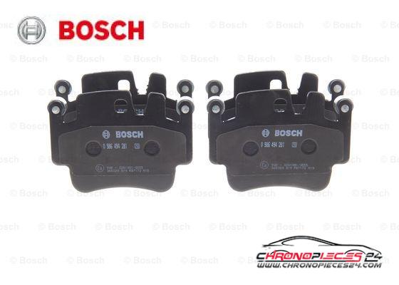 Achat de BOSCH 0 986 494 281 Kit de plaquettes de frein, frein à disque pas chères