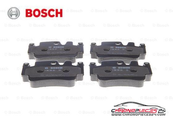 Achat de BOSCH 0 986 494 281 Kit de plaquettes de frein, frein à disque pas chères