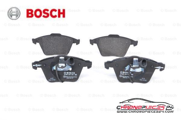 Achat de BOSCH 0 986 494 283 Kit de plaquettes de frein, frein à disque pas chères