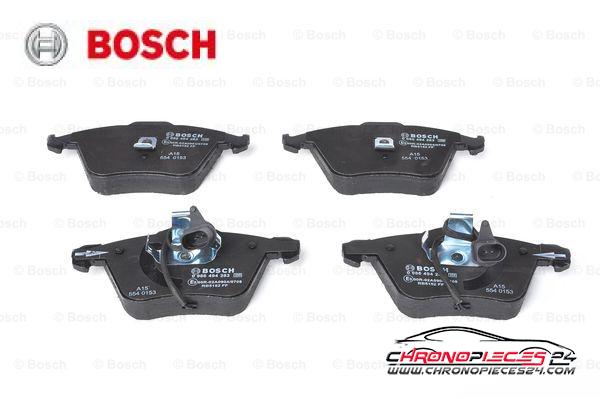 Achat de BOSCH 0 986 494 283 Kit de plaquettes de frein, frein à disque pas chères