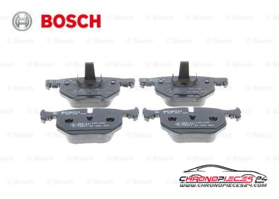 Achat de BOSCH 0 986 494 286 Kit de plaquettes de frein, frein à disque pas chères