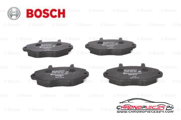 Achat de BOSCH 0 986 494 287 Kit de plaquettes de frein, frein à disque pas chères