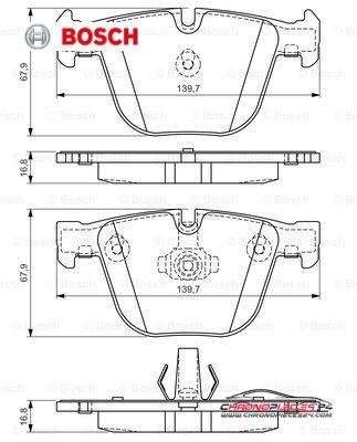 Achat de BOSCH 0 986 494 294 Kit de plaquettes de frein, frein à disque pas chères