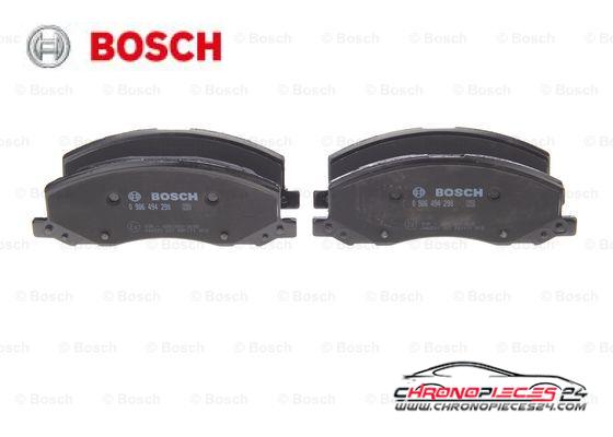 Achat de BOSCH 0 986 494 298 Kit de plaquettes de frein, frein à disque pas chères