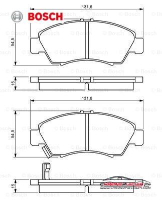 Achat de BOSCH 0 986 494 299 Kit de plaquettes de frein, frein à disque pas chères