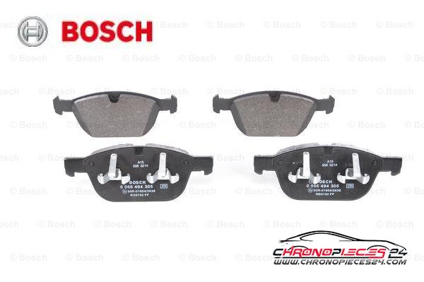 Achat de BOSCH 0 986 494 305 Kit de plaquettes de frein, frein à disque pas chères