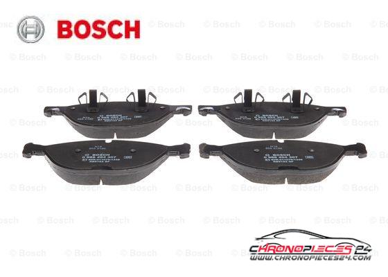 Achat de BOSCH 0 986 494 307 Kit de plaquettes de frein, frein à disque pas chères