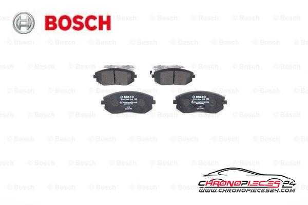 Achat de BOSCH 0 986 494 315 Kit de plaquettes de frein, frein à disque pas chères