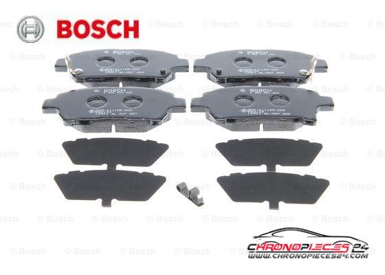 Achat de BOSCH 0 986 494 333 Kit de plaquettes de frein, frein à disque pas chères