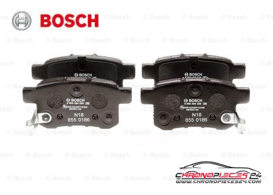 Achat de BOSCH 0 986 494 338 Kit de plaquettes de frein, frein à disque pas chères