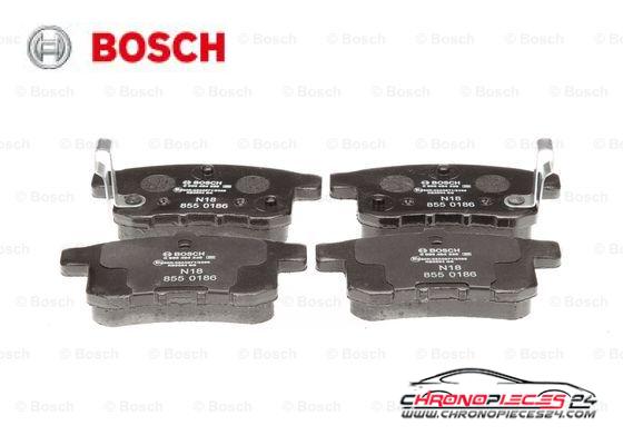 Achat de BOSCH 0 986 494 338 Kit de plaquettes de frein, frein à disque pas chères