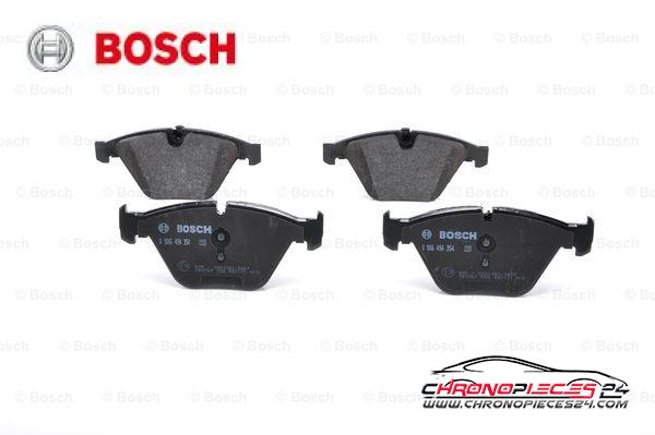 Achat de BOSCH 0 986 494 354 Kit de plaquettes de frein, frein à disque pas chères