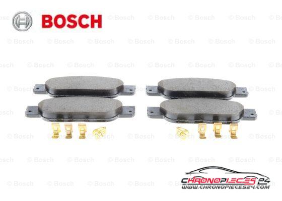 Achat de BOSCH 0 986 494 355 Kit de plaquettes de frein, frein à disque pas chères