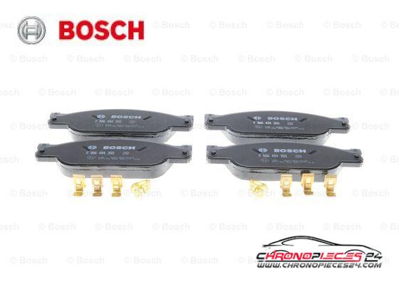 Achat de BOSCH 0 986 494 355 Kit de plaquettes de frein, frein à disque pas chères