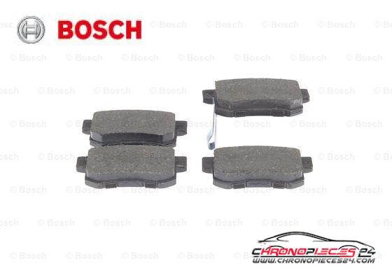 Achat de BOSCH 0 986 494 358 Kit de plaquettes de frein, frein à disque pas chères