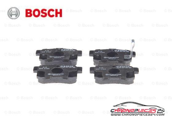 Achat de BOSCH 0 986 494 358 Kit de plaquettes de frein, frein à disque pas chères