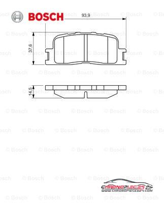 Achat de BOSCH 0 986 494 359 Kit de plaquettes de frein, frein à disque pas chères