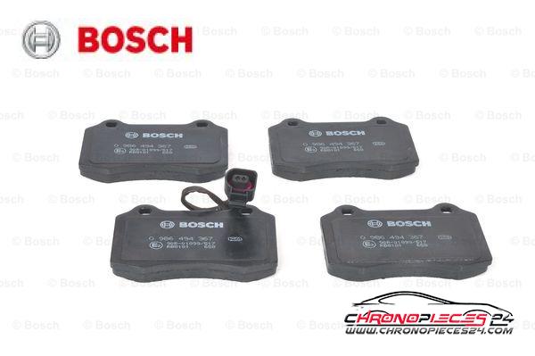 Achat de BOSCH 0 986 494 367 Kit de plaquettes de frein, frein à disque pas chères