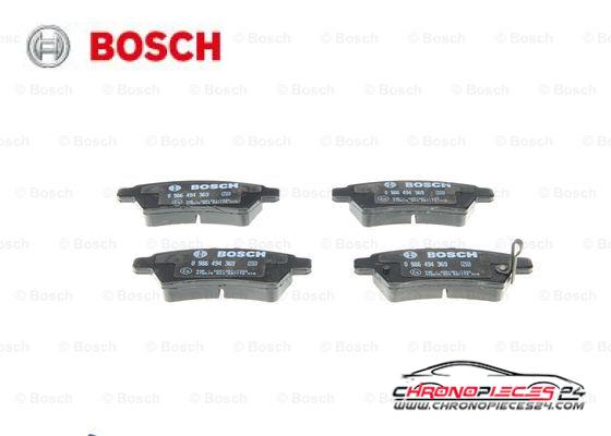 Achat de BOSCH 0 986 494 369 Kit de plaquettes de frein, frein à disque pas chères