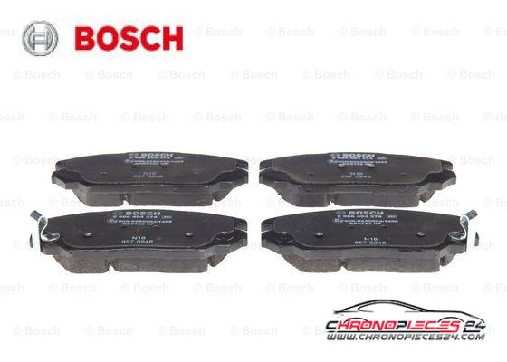 Achat de BOSCH 0 986 494 374 Kit de plaquettes de frein, frein à disque pas chères