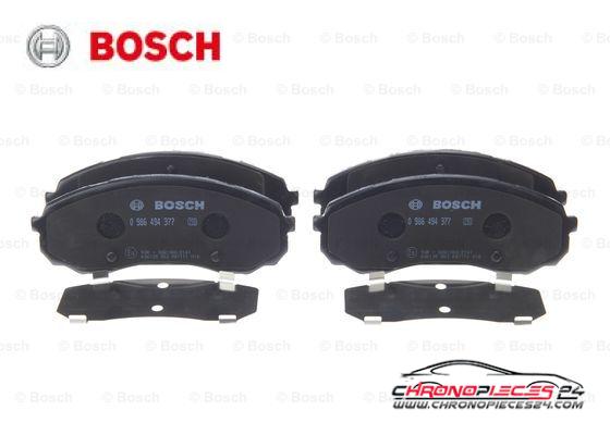 Achat de BOSCH 0 986 494 377 Kit de plaquettes de frein, frein à disque pas chères