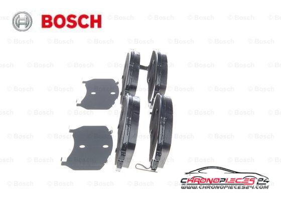 Achat de BOSCH 0 986 494 377 Kit de plaquettes de frein, frein à disque pas chères