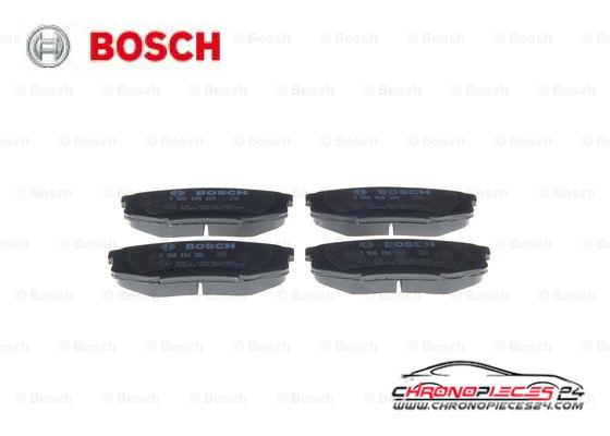 Achat de BOSCH 0 986 494 380 Kit de plaquettes de frein, frein à disque pas chères