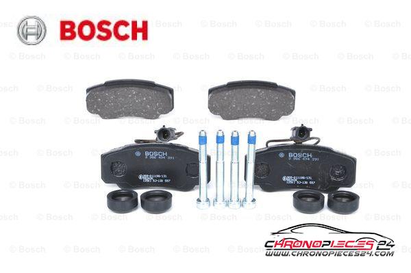 Achat de BOSCH 0 986 494 391 Kit de plaquettes de frein, frein à disque pas chères