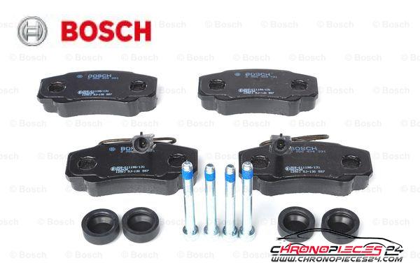 Achat de BOSCH 0 986 494 391 Kit de plaquettes de frein, frein à disque pas chères