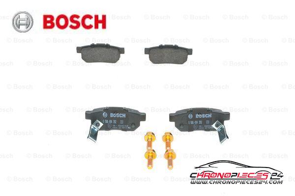 Achat de BOSCH 0 986 494 392 Kit de plaquettes de frein, frein à disque pas chères