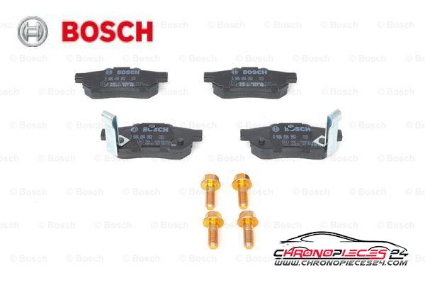 Achat de BOSCH 0 986 494 392 Kit de plaquettes de frein, frein à disque pas chères