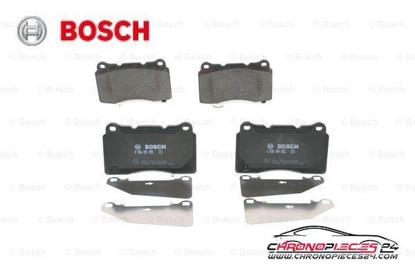 Achat de BOSCH 0 986 494 395 Kit de plaquettes de frein, frein à disque pas chères