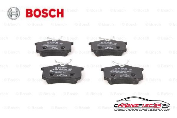 Achat de BOSCH 0 986 494 399 Kit de plaquettes de frein, frein à disque pas chères