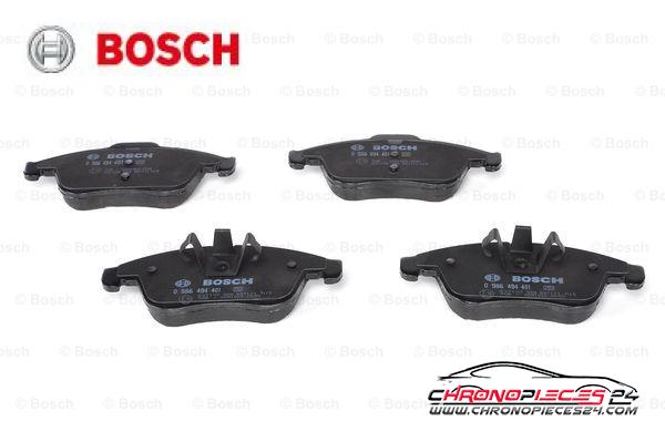 Achat de BOSCH 0 986 494 401 Kit de plaquettes de frein, frein à disque pas chères