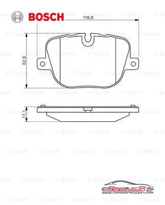 Achat de BOSCH 0 986 494 409 Kit de plaquettes de frein, frein à disque pas chères