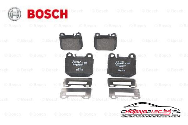 Achat de BOSCH 0 986 494 410 Kit de plaquettes de frein, frein à disque pas chères