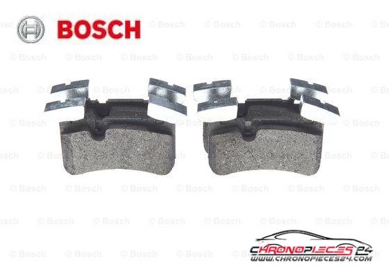 Achat de BOSCH 0 986 494 411 Kit de plaquettes de frein, frein à disque pas chères