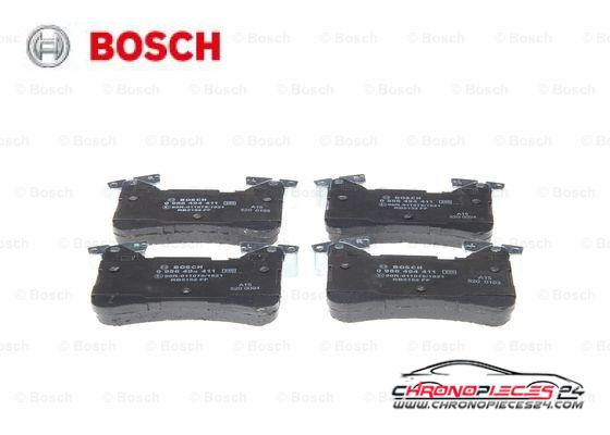 Achat de BOSCH 0 986 494 411 Kit de plaquettes de frein, frein à disque pas chères