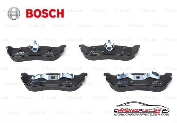 Achat de BOSCH 0 986 494 419 Kit de plaquettes de frein, frein à disque pas chères