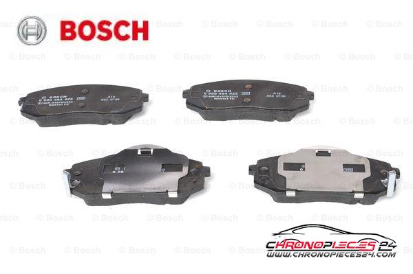 Achat de BOSCH 0 986 494 422 Kit de plaquettes de frein, frein à disque pas chères